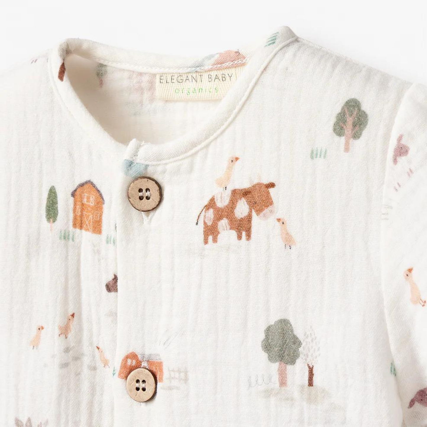 On The Farm Organic Muslin Tee Short SET