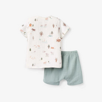 On The Farm Organic Muslin Tee Short SET