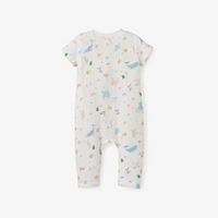 Ocean Adventure Organic Muslin Short  Sleeve Jumpsuit