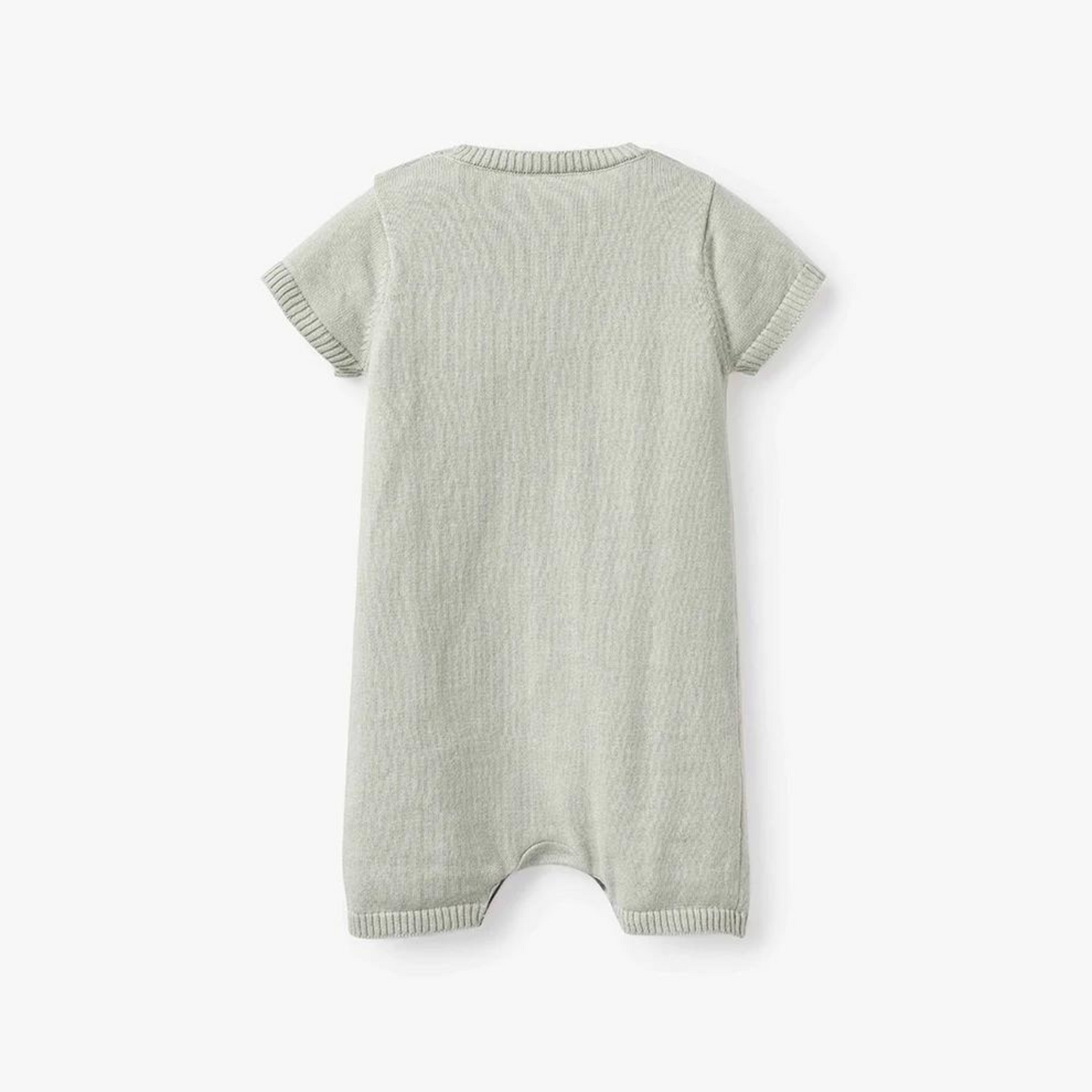 On The Farm Knit Shortall Romper